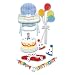EK Success SPJBLG045 Jolee's Boutique Le Grande Birthday Dimensional Stickers