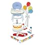 EK Success SPJBLG045 Jolee's Boutique Le Grande Birthday Dimensional Stickers
