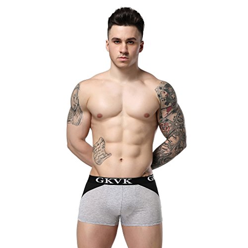 Men's Sexy Soft Low Rise Ribbed Modal Boxer Briefs