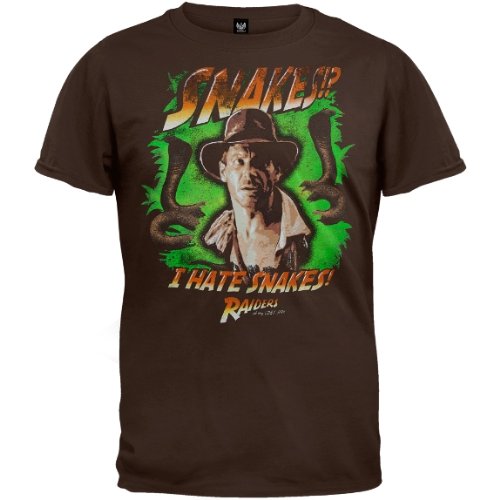  Indiana Jones - I Hate Snakes Soft T-Shirt