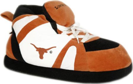 Comfy Feet Texas Longhorns 01 Slippers,Brown/White,XXL M