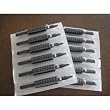 (20) X ASSORTED TUBES WITH RUBBER GRIPS 5/8" + (5) ASSORTED DISPOSABLE IVORY/BLACK LONG GRIPLESS TUBES