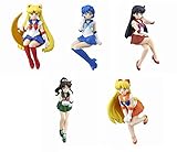美少女戦士セーラームーン デスクに舞い降りた戦士たち 20周年記念 アニメ フィギュア ガチャ バンダイ （全５種フルコンプセット）