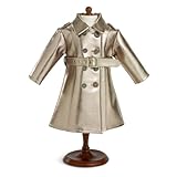 Metallic Leather Trendy Trench Coat ~ Fits 18 American Girl Dolls