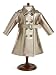 Christmas Metallic Leather Doll Trench Coat with Removable Belt and Buttons ~ Fits 18 American Girl Dolls ~ New,