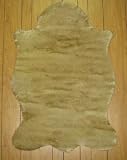 Faux Animal Skin Hide Rug 43 x 63 (TAN)