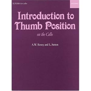 Buy An Introduction to Thumb Position by Benoy and Sutton