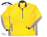 Mens Long Sleeve Rainflex Sun Mountain Pullover (Color=Black/Titanium,Size=M)