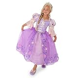 Disney Store Limited Edition Deluxe Tangled Rapunzel Costume Gown Dress for Girls Size 8