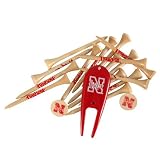 Nebraska Cornhuskers NCAA Tee, Marker, Divot Tool Pack