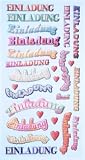 Eigenschaften Hobbyfun / Creapop SOFTY-Stickers Einladung 3451141