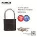 Kabrus Small Alarmed Padlock For Garden Shed Storage Sheds Door Locks Home Security Gate Alarmed Padlock Alarm Lock For All Types Of Garden Sheds Small Garden Alarm Lock Can Be Used Armed And Unarmed