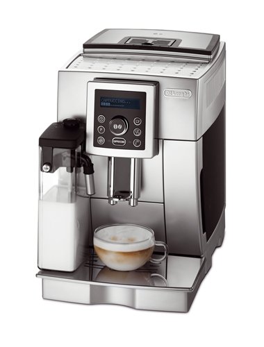DeLonghi ECAM 23450 S Kaffeevollautomat Cappuccino mit IFD System, silber DeLonghi ECAM 23450 S Kaffeevollautomat Cappuccino mit IFD System, silber