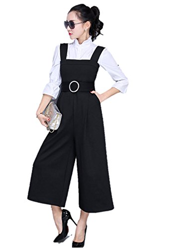 春夏 レディース ボトムス パンツ ワイドレッグパンツ スカーチョ スカンツ キュロット オーバーオール ガウチョパンツ 九分丈 長ズボン スボン ベルト付き カジュアル ゆったり OL エレガント 通勤 K7203