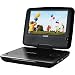 Coby TFDVD7309 7-Inch Portable DVD CD MP3 Player with Swivel Screen (Black)