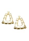 Door Knocker Earrings (Gold;One Size)