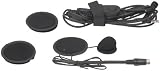 Hq PMR-MBH Set cuffia e microfono da motociclista per casco chiuso