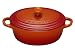 Le Creuset Stoneware Oval Casserole, Petite, Volcanic