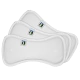 Best Bottom Diaper Insert - Stay Dry & Organic Cotton/hemp (Stay Dry - Medium 3 pack)