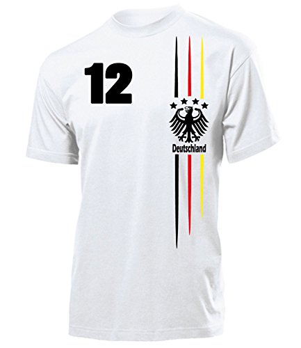 4 STERNE FANSHIRT DEUTSCHLAND FUSSBALL EM 2016 4318(K) Gr. 122/128
