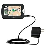 Rapid Wall / AC Charger for the Amcor Navigation GPS 4300 - Gomadic Brand w/ TipExchange Technology