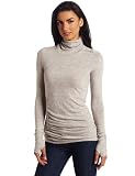 Three Dots Women's Turtleneck Tunic Top