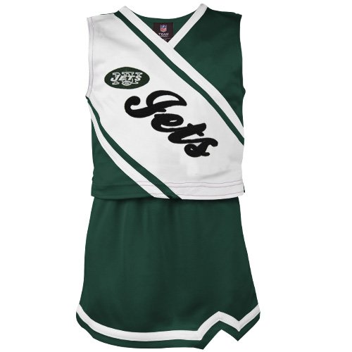 New York Jets Girl's 4-6 Two-Piece Cheerleader Set