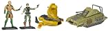 G.I. Joe Armadillo Tank vs. Serpentor's Air Chariot