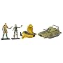 G.I. Joe Armadillo Tank vs. Serpentor's Air Chariot