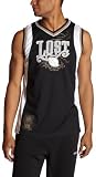 LOST Young Men's All Star Basketball Jersey,Military Green,Large