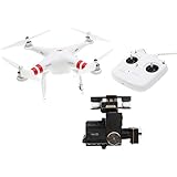 DJI Phantom 2 Quadcopter V2.0 Bundle, 3-Axis Zenmuse H4-3D Gimbal for GoPro Hero 4 Black (White)