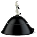 Alessi Lula - Dog Bowl Black