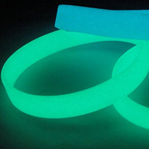 Silicone Wristband Glow in the Dark Rubber Bracelets Party Wristbands #Luckydoll (white)