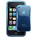 BadBoyz Premium Blue Hybrid HYDRO-GEL Skin / Case / Shell for the Apple iPhone 3G / 3GS Mobile Phone+ FREE SCREEN PROTECTOR