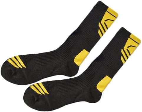 Kalily Mens Dri-fit Elite Socks Fly Crew Socks - Pack of 6 Pairs (12 Pcs)