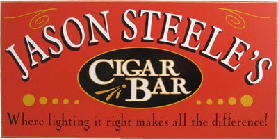 Personalized Wood Sign - CIGAR BAR