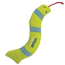 OurPets 100-Percent Catnip Filled Snake Cat Toy, Miles
