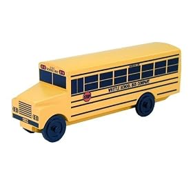 Whittle School Bus, Made in USA by Whittle Toys