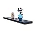 WELLAND® Chicago Floating Wall Shelves, 48 Inches, Black