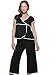 Esme Black Cropped Maternity Pajama Set