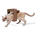 Petporte Smart Flap-Microchip Cat Flap, Brown