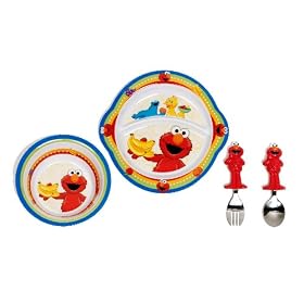 Munchkin Sesame Street Dining Set: Baby