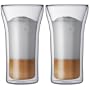 Bodum Assam Double-Wall Cooler/Beer Glass, Set of 2