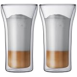Bodum Assam Double-Wall Cooler/Beer Glass, Set of 2