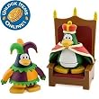 Disney Club Penguin Series 6 Mix 'N Match Mini Figure Pack Court Jester & King Includes Coin with Code!