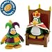 Disney Club Penguin Series 6 Mix 'N Match Mini Figure Pack Court Jester & King Includes Coin with Code!