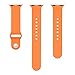 MoKo Apple Watch Band Series 1 Series 2, Soft Silicone Replacement Sports Band for 38mm Apple Watch 2015 & 2016 All Models, Grapefruit (Not fit 42mm Versions)