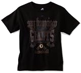 MLB Boys' San Francisco Giants Fueled By Pride Short Sleeve Basic Tee (Black, Small)