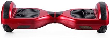 6.5" Bluetooth Speaker Two wheels Smart Self balancing Electric Scooter HoverBoard Unicycle Drifting Board (Red)