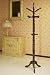 Frenchi Furniture Tradatioinal Spinning Top Coat Rack in Cherry Finish